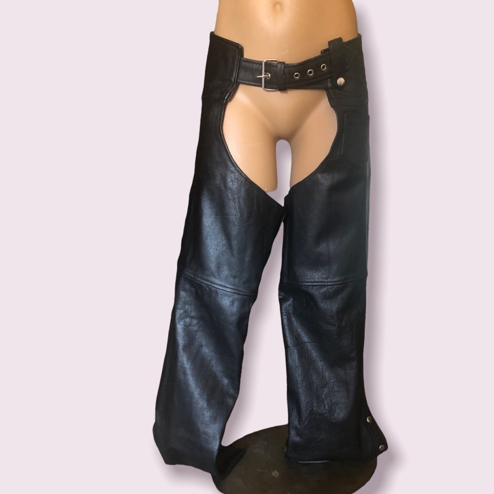Unisex Leather Chaps
